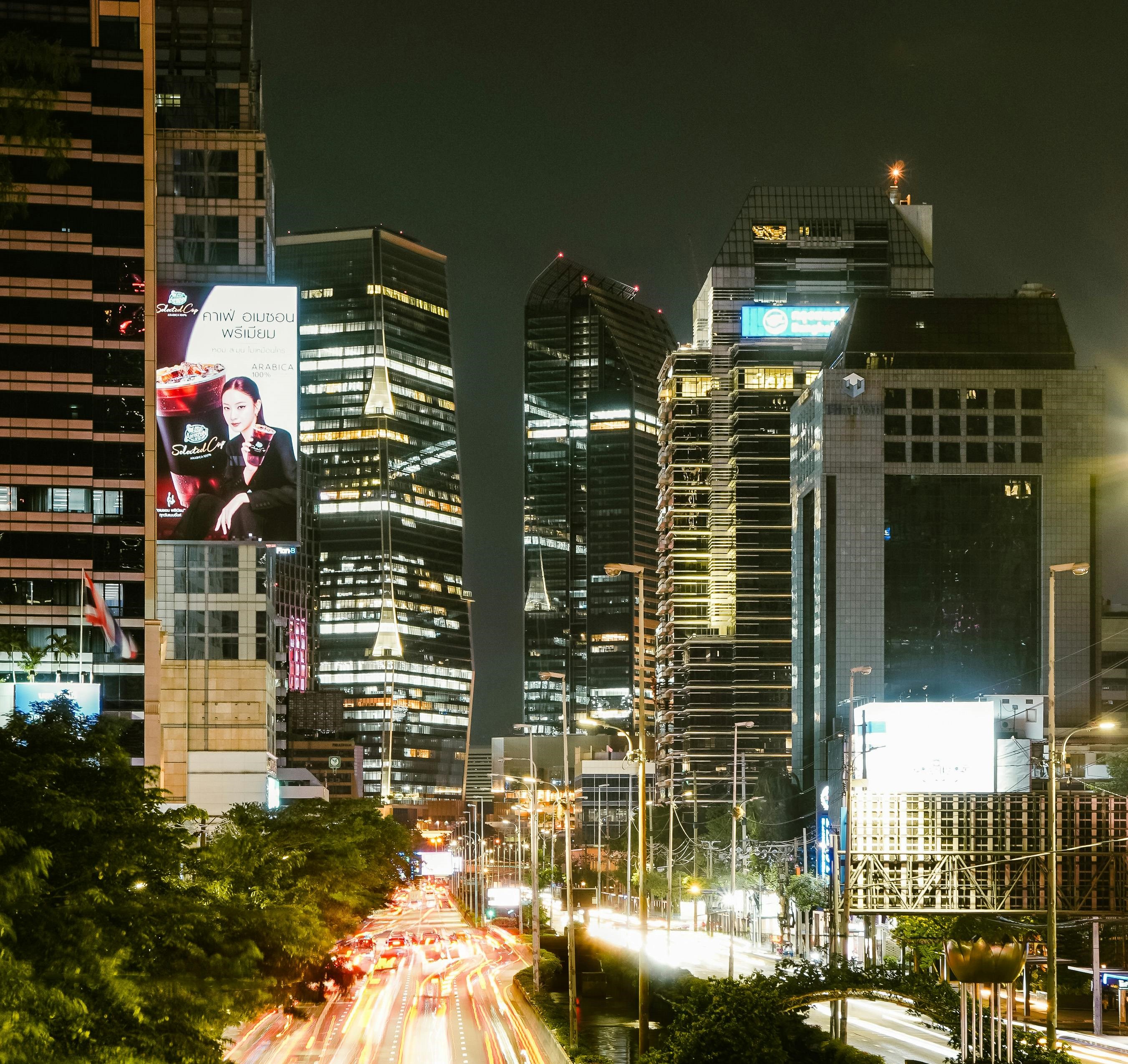Bangkok city skyline