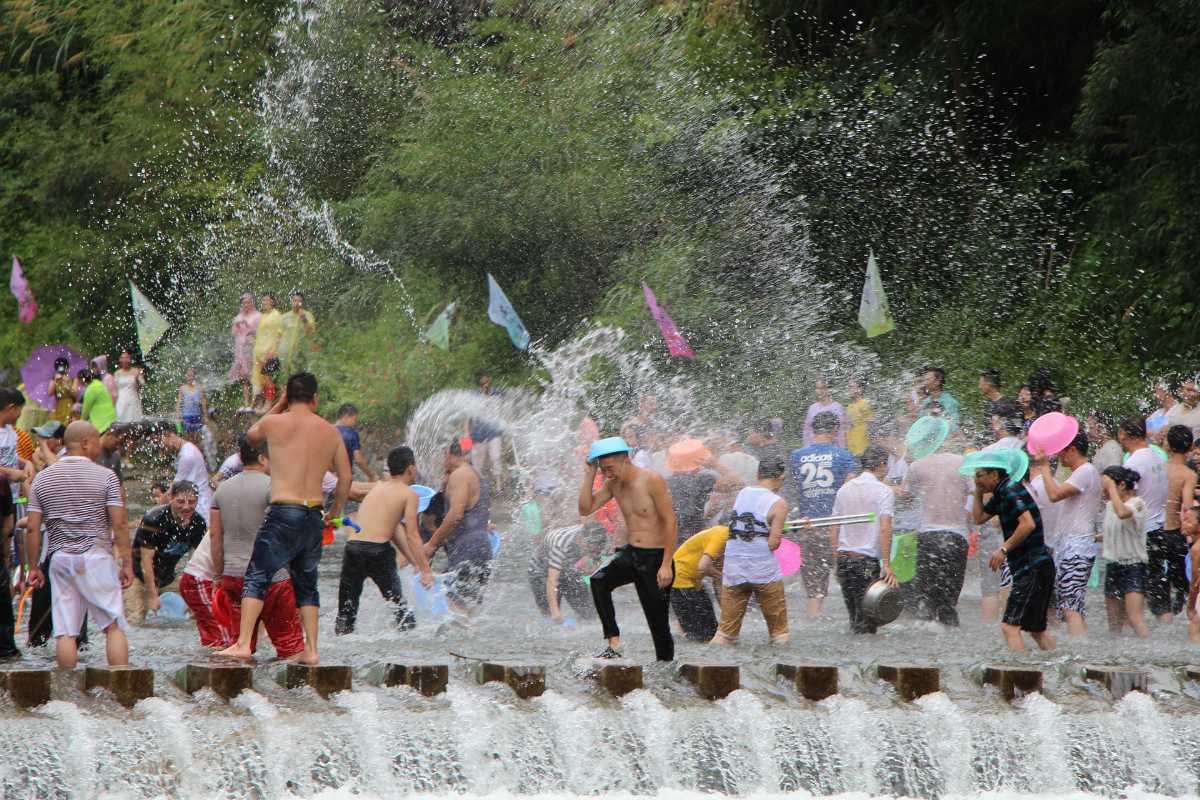 Songkran water festival